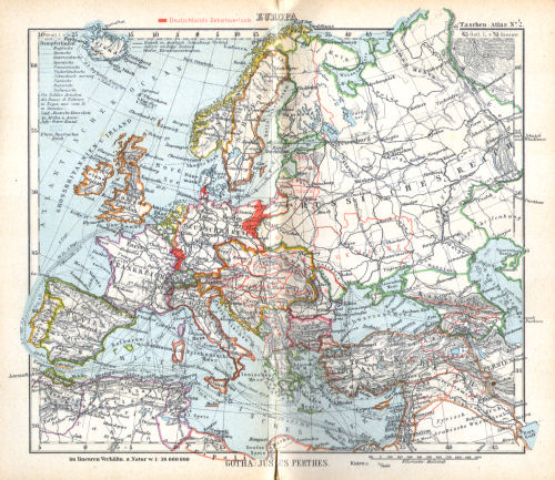 Perthes' Taschen-Atlas (1921)
2. Europa