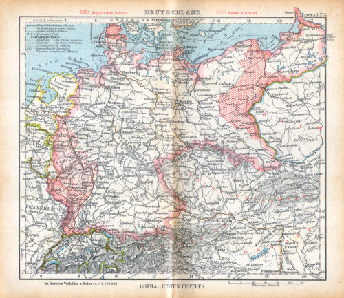 Perthes' Taschen-Atlas (1921)
3. Deutschland