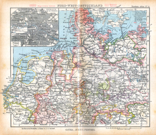 Perthes' Taschen-Atlas (1921)
4. Nord-West-Deutschland