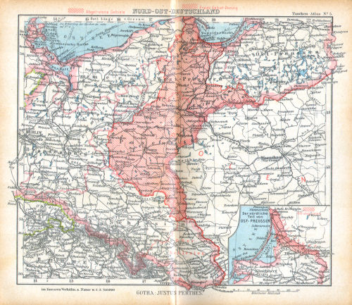 Perthes' Taschen-Atlas (1921)
5. Nord-Ost-Deutschland