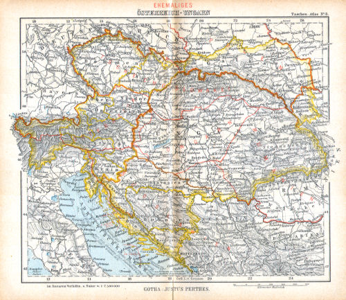 Perthes' Taschen-Atlas (1921)
8. Ehemaliges Österreich-Ungarn