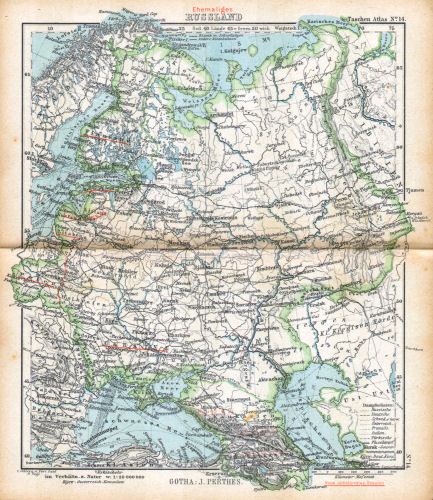 Perthes' Taschen-Atlas (1921)
14. Ehemaliges Russland