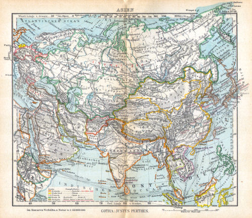 Perthes' Taschen-Atlas (1921)
16. Asien