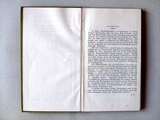 Perthes Taschenatlas der ganzen Welt (1927)
Voorwoord / Preface