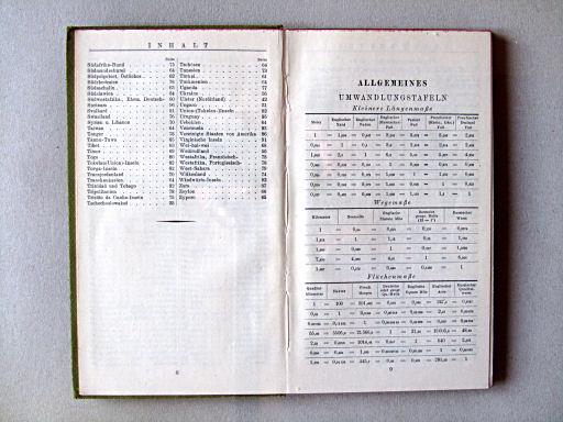 Perthes Taschenatlas der ganzen Welt (1927)
Inhoudsopgave (3) / Table of contents (3)