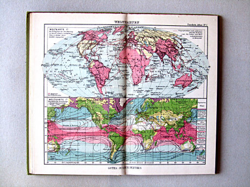 Perthes Taschenatlas der ganzen Welt (1927)
1. Weltkarten
