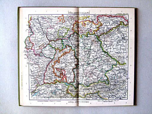 Perthes Taschenatlas der ganzen Welt (1927)
6. Süd-Deutschland