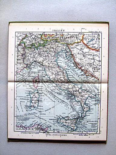 Perthes Taschenatlas der ganzen Welt (1927)
9. Italien