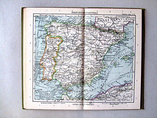 Perthes Taschenatlas der ganzen Welt (1927)
11. Spanien und Portugal