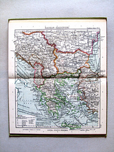 Perthes Taschenatlas der ganzen Welt (1927)
15. Balkan-Halbinsel