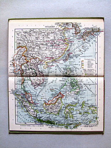 Perthes Taschenatlas der ganzen Welt (1927)
18. Ostasien