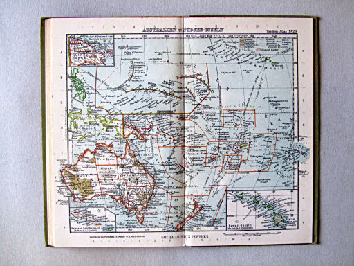 Perthes Taschenatlas der ganzen Welt (1927)
20. Australien u. Südsee-Inseln