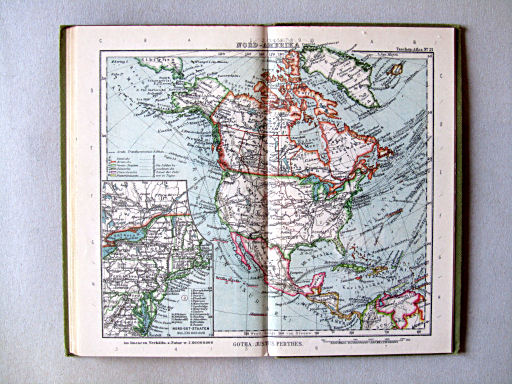 Perthes Taschenatlas der ganzen Welt (1927)
21. Nord-Amerika
