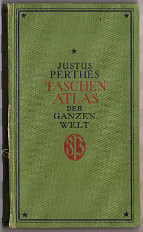 Perthes Taschenatlas der ganzen Welt (1936)
Voorkant band / Front cover