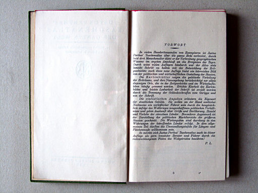 Perthes Taschenatlas der ganzen Welt (1936)
Voorwoord / Preface