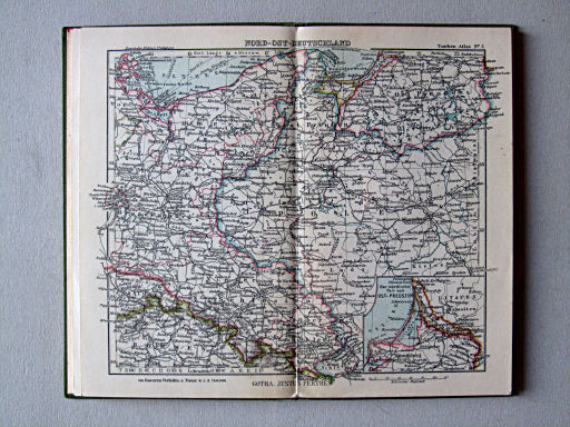 Perthes Taschenatlas der ganzen Welt (1936)
5. Nord-Ost-Deutschland