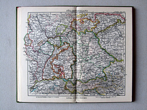 Perthes Taschenatlas der ganzen Welt (1936)
6. Süd-Deutschland