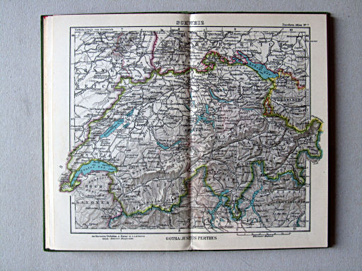 Perthes Taschenatlas der ganzen Welt (1936)
7. Schweiz
