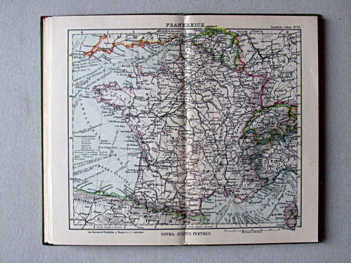 Perthes Taschenatlas der ganzen Welt (1936)
10. Frankreich