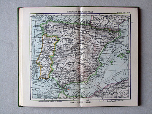 Perthes Taschenatlas der ganzen Welt (1936)
11. Spanien und Portugal