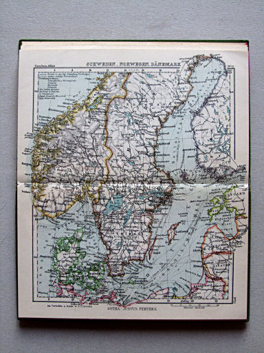 Perthes Taschenatlas der ganzen Welt (1936)
13. Schweden, Norwegen, Dänemark