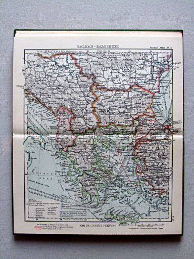 Perthes Taschenatlas der ganzen Welt (1936)
15. Balkan-Halbinsel