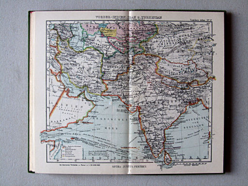 Perthes Taschenatlas der ganzen Welt (1936)
17. Vorder-Indien, Iran u. Turkestan