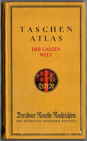 Taschenatlas der ganzen Welt
Dresdner Neueste Nachrichten (1929)
Voorkant band / Front cover