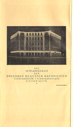 Taschenatlas der ganzen Welt
Dresdner Neueste Nachrichten (1929)
Schutblad voorin / Front endpaper