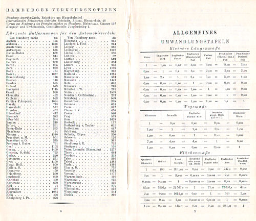 Taschenatlas der ganzen Welt
Hamburger Fremdenblatt [1927]
Informatie over Hamburg (3) / Information on Hamburg (3)