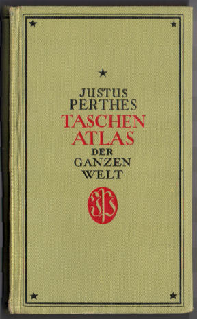 Perthes Taschenatlas (1940)
Voorkant band / Front cover