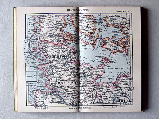 Perthes Taschenatlas der ganzen Welt (1940)
4. Deutsches Reich, Teilkarte 1