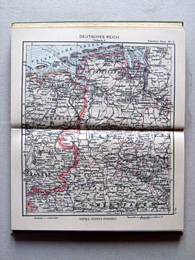 Perthes Taschenatlas der ganzen Welt (1940)
5. Deutsches Reich, Teilkarte 2