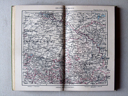 Perthes Taschenatlas der ganzen Welt (1940)
6. Deutsches Reich, Teilkarte 3
