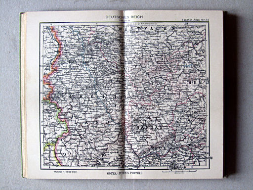 Perthes Taschenatlas der ganzen Welt (1940)
11. Deutsches Reich, Teilkarte 8