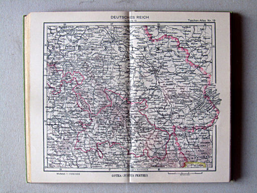 Perthes Taschenatlas der ganzen Welt (1940)
19. Deutsches Reich, Teilkarte 16
