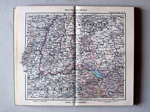 Perthes Taschenatlas der ganzen Welt (1940)
21. Deutsches Reich, Teilkarte 18