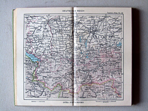 Perthes Taschenatlas der ganzen Welt (1940)
22. Deutsches Reich, Teilkarte 19