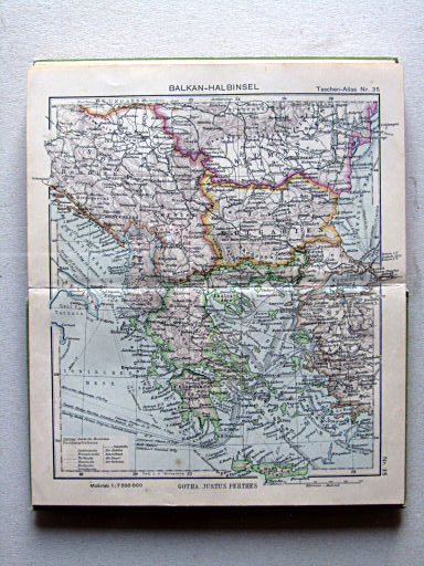 Perthes Taschenatlas der ganzen Welt (1940)
35. Balkan-Halbinsel