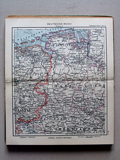 Perthes Taschenatlas der ganzen Welt (1942)
5. Deutsches Reich, Teilkarte 2