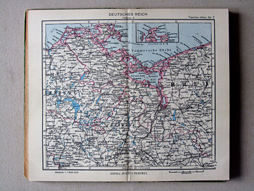 Perthes Taschenatlas der ganzen Welt (1942)
7. Deutsches Reich, Teilkarte 4