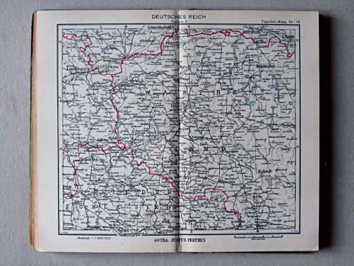 Perthes Taschenatlas der ganzen Welt (1942)
14. Deutsches Reich, Teilkarte 11