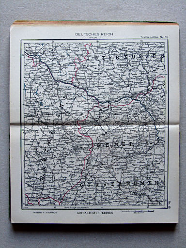 Perthes Taschenatlas der ganzen Welt (1942)
15. Deutsches Reich, Teilkarte 12