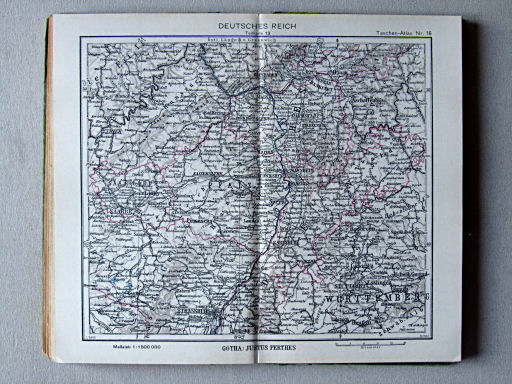 Perthes Taschenatlas der ganzen Welt (1942)
16. Deutsches Reich, Teilkarte 13