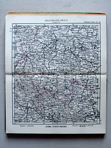 Perthes Taschenatlas der ganzen Welt (1942)
18. Deutsches Reich, Teilkarte 15