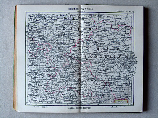 Perthes Taschenatlas der ganzen Welt (1942)
19. Deutsches Reich, Teilkarte 16