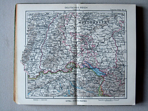 Perthes Taschenatlas der ganzen Welt (1942)
21. Deutsches Reich, Teilkarte 18