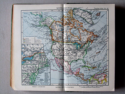 Perthes Taschenatlas der ganzen Welt (1942)
42. Nord-Amerika