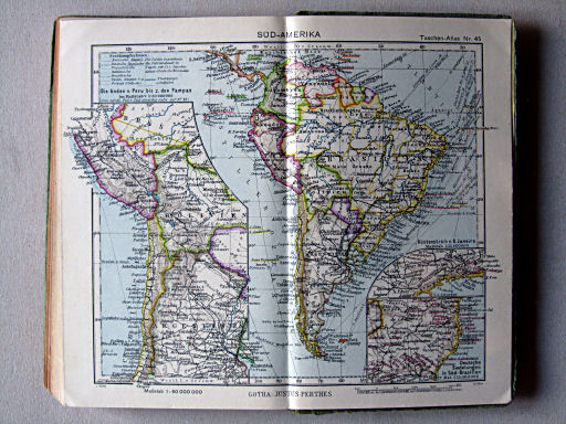 Perthes Taschenatlas der ganzen Welt (1942)
45. Süd-Amerika