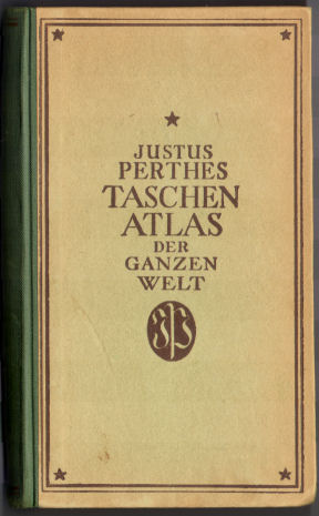 Perthes Taschenatlas (1943)
Voorkant band / Front cover